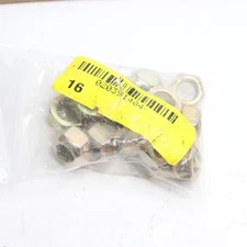 (16-Pk) Hex Nuts Silver 020391404
