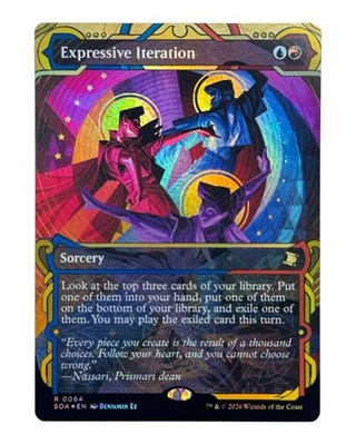 MTG | Expressive Iteration | Secrets of Strixhaven | Foil | NM | EN