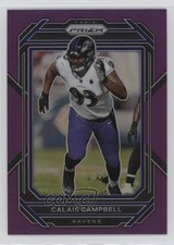 2022 Panini Prizm Purple Prizm 33125 Calais Campbell 25 17ok