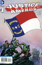 Justice League of America 1NC Finch North Carolina Variant VF 2013 Stock Image