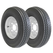 2x Komplettrad Anhänger 4.00-8/4.80 62M Felge 2,50x8 4x100 ET0 ML60mm TL Reifen