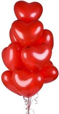 Luftballons Herz Rot 110 St&uuml;ck