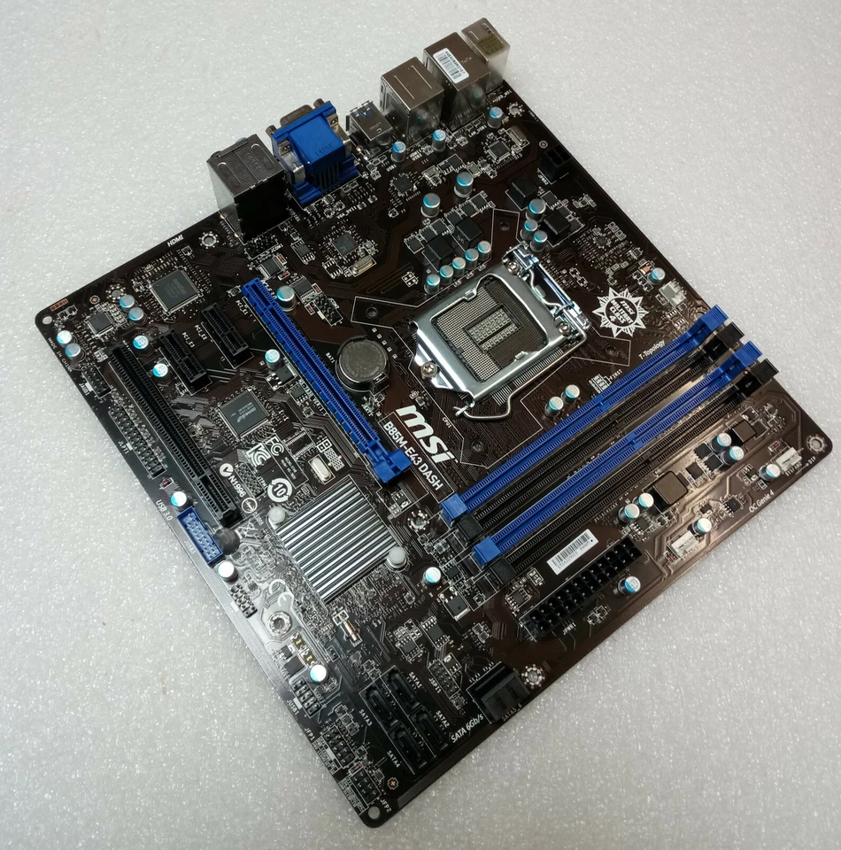 MSI B85M-E43 DASH MS-7830 Motherboard 1150 Intel B85 inc CPU i5 @ 3.10Ghz + 16GB - Image 3 of 4