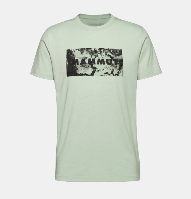 Mammut Trovat Camiseta Hombre Logo Ligero Camisa Funcional para Plateado Decir