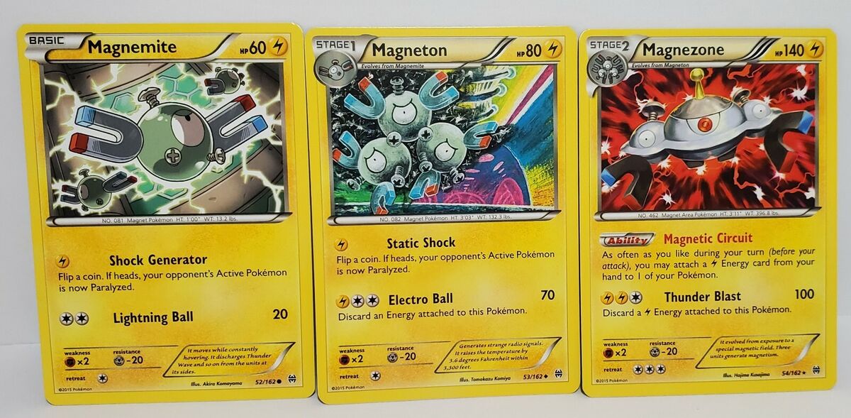 2x Magnemite Pokémon Elétrico Comum 42/135 Pokemon Card Game