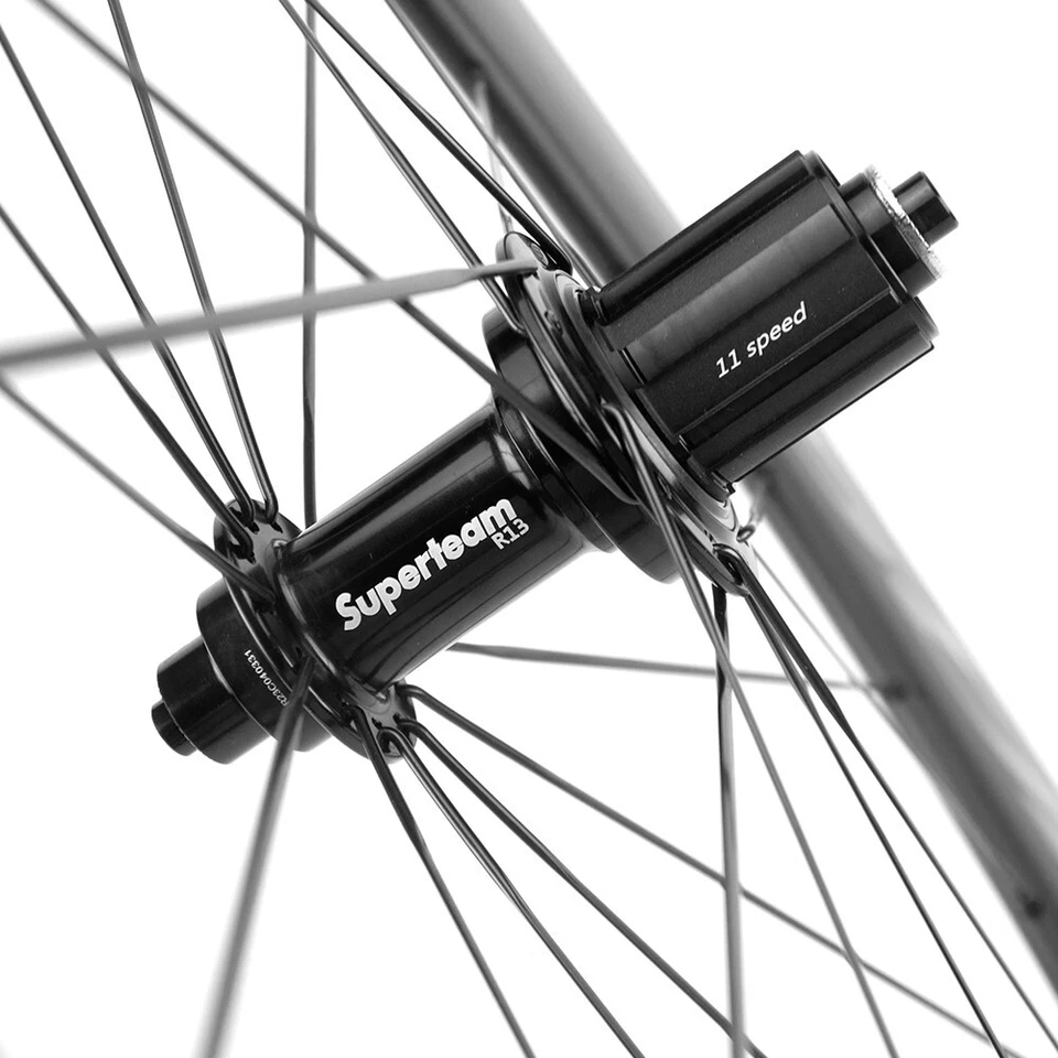 Hinten 88mm Vollcarbon Laufräd 700C Rennrad Fahrrad Laufradsa Shimano Nabe - Bild 4 von 4