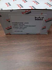 Dorma store room lever lock satin Nickel finish