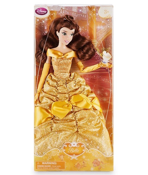 DISNEY PRINCESS CLASSIC DOLL COLLECTION 12" 2016 BELLE & CHIP BEAUTY