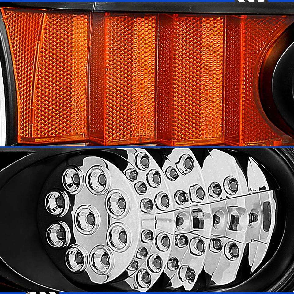 Пара черных светодиодных сменных угловых сигнальных фар для Toyota FJ Cruiser 2007-2014 годов выпуска - Изображение 3 из 4