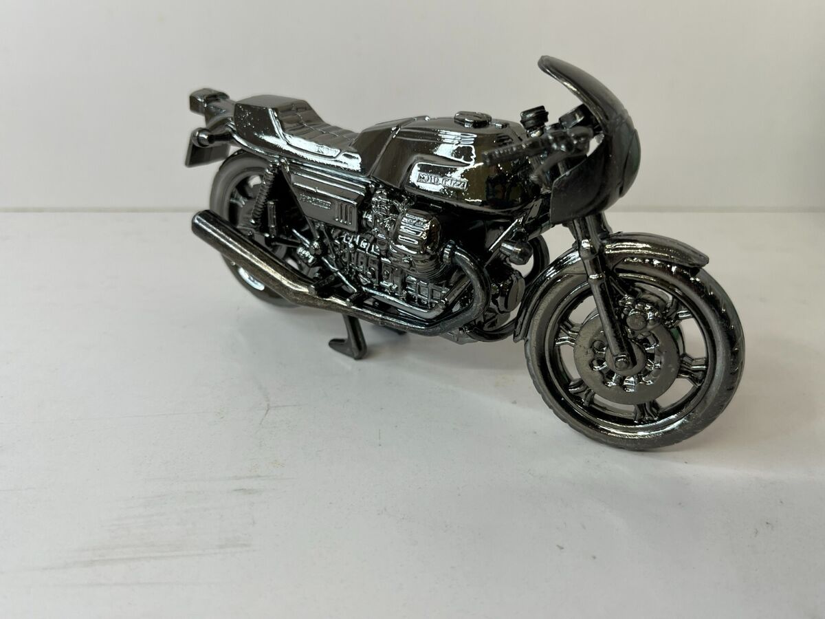 Moto Guzzi 850 LeMans DieCast Model Heavy black Red Baron Moto Guzzi 850 LeMans DieCast Model Heavy black Red Baron