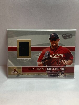 2003 Leaf Game Collection #9 Lance Berkman (Shoe) /150