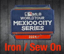 MLB World Tour Mexico Series 2024 Jersey Patch Houston Astros Colorado Rockies