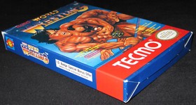 Tecmo World Wrestling - Solo en caja (Nintendo NES, 1990) Aut&eacute;ntico