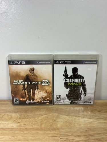Call Of Duty Modern Warfare Bundle PS3 MW2 & MW3 Playstation Preowned ...