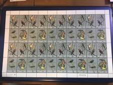 ICOLLECTZONE US Palau 97-100 birds Complete Sheet  VF NH