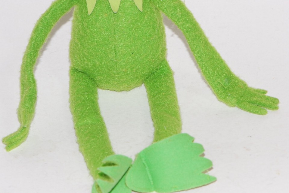 Vintage Kermit The Frog 1976 Fisher Price 18" Jim Henson Muppets Plush
