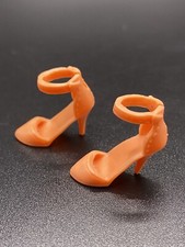 Mattel Barbie Doll Shoes  Fashionistas Fashion Fever  PEACHY CLOSED TOE HEELS