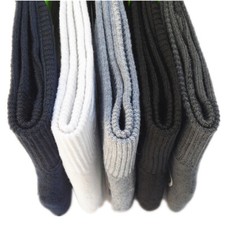 Men Bamboo Socks Dress Casual Classic Business Formal Solid Work Design 5Pairs