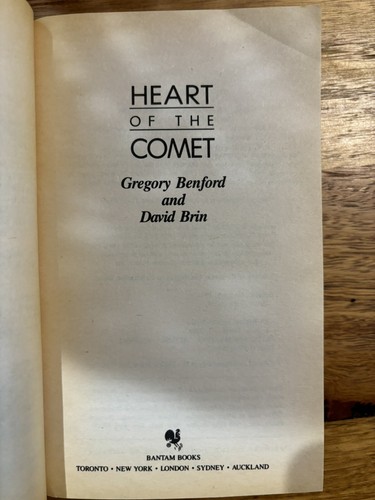 Heart of the Comet by Gregory Benford And David Brin Paperback 1987 - Picture 4 of 5