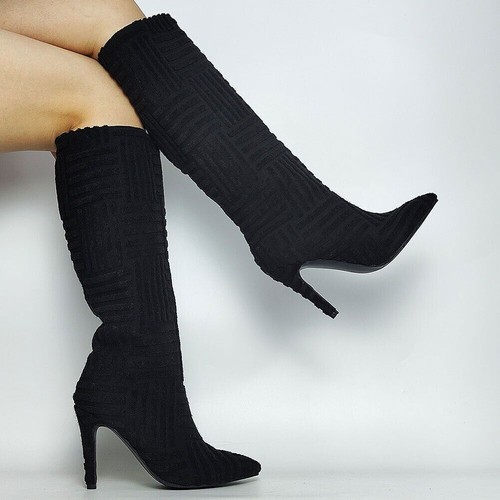 Knee High Boots Women Sexy Party Thin High Heels Women's Boots Female Shoes - 第 14/25 張圖片
