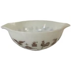 Vintage 1960's PYREX Early American Cinderella Mixing Bowl #443 2.5 Quarts