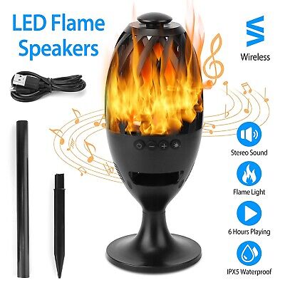 Led Flame Table Lamp Torch Atmosphere, Dikaou Led Flame Table Lamp