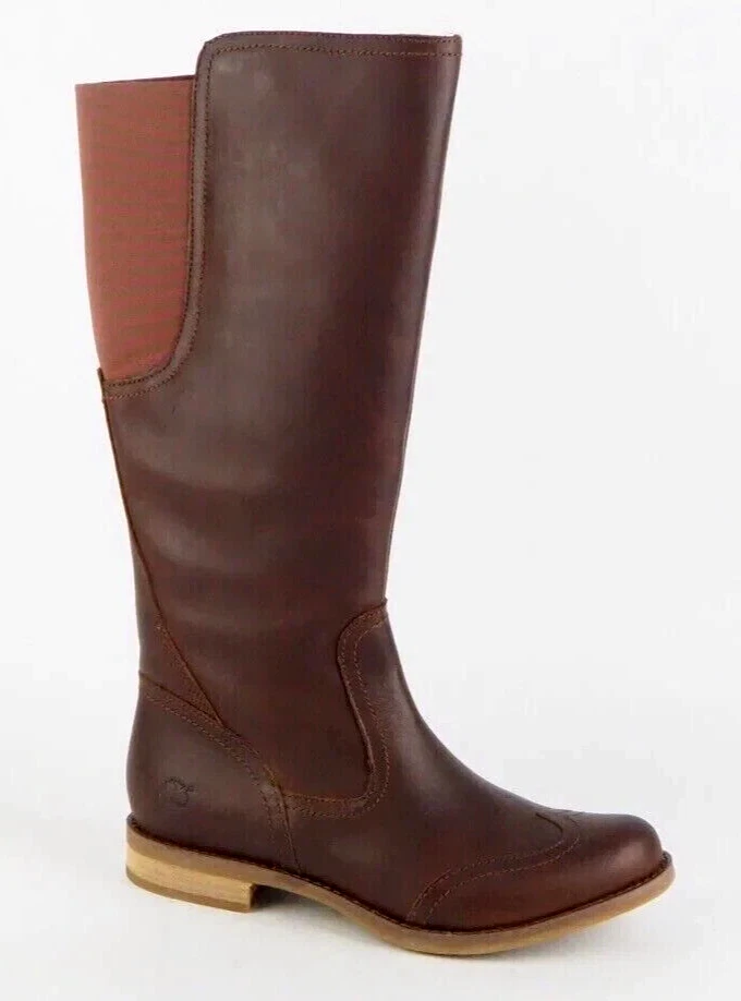 NUOVI stivali Timberland Earthkeepers donna taglia 6 Savin Hill marrone modello 8561A