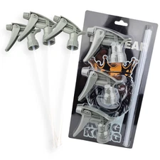 Industrial Heavy Duty Chemical Resistant Trigger Sprayer Nozzle Head 3pcs