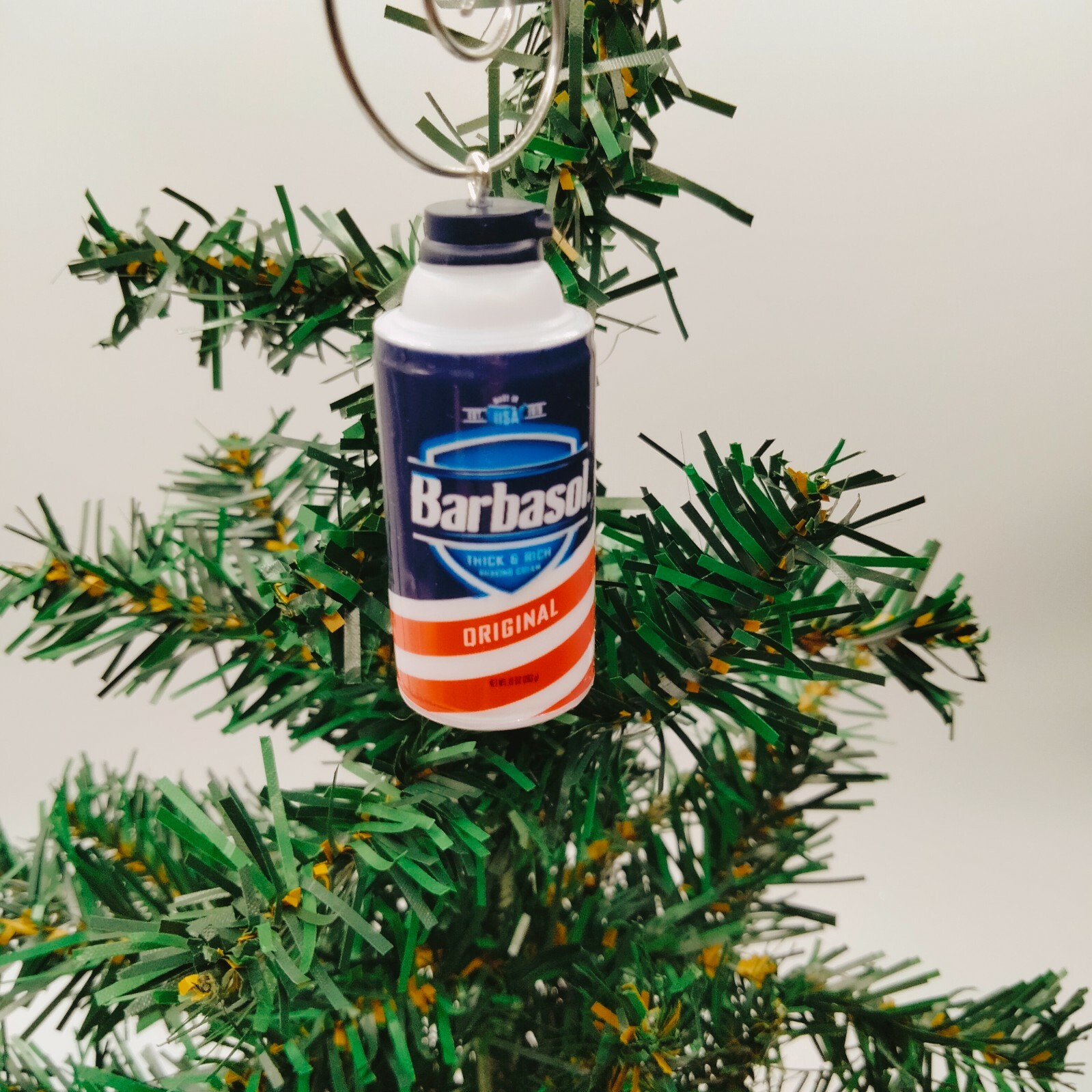 Shaving Cream Hanging Ornament | Christmas Ornament-image