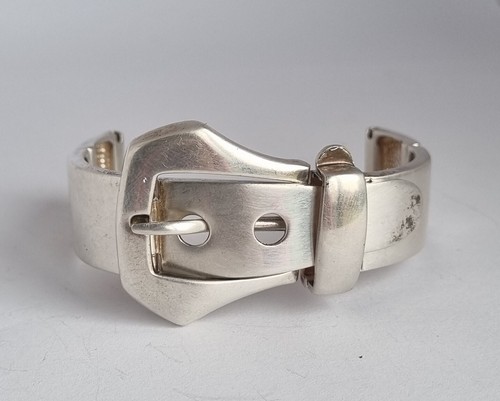 Rare Vintage 1950's Italian Silver 925 Watch Strap 17mm