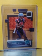2022 Panini Clearly Donruss Tyquan Thornton Rated Rookie RC #72 Patriots