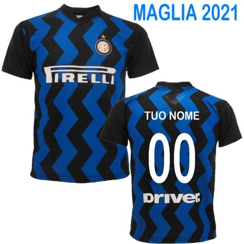 Maglia Inter Personalizzata Maglietta F.C. Internazionale Replica 2021 PS  39408 | eBay