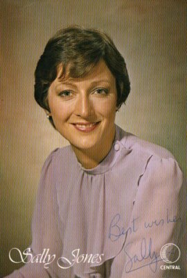 Sally Jones Signed Central  News Presenter