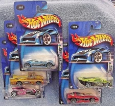 2003 Hot Wheels SPECTRAFLAME II Complete Set 1 thru 5 See Description For Detail