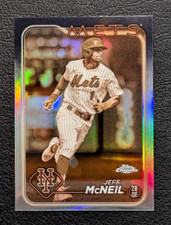 2024 Topps Chrome Jeff McNeil Sepia Refractor #289 New York Mets