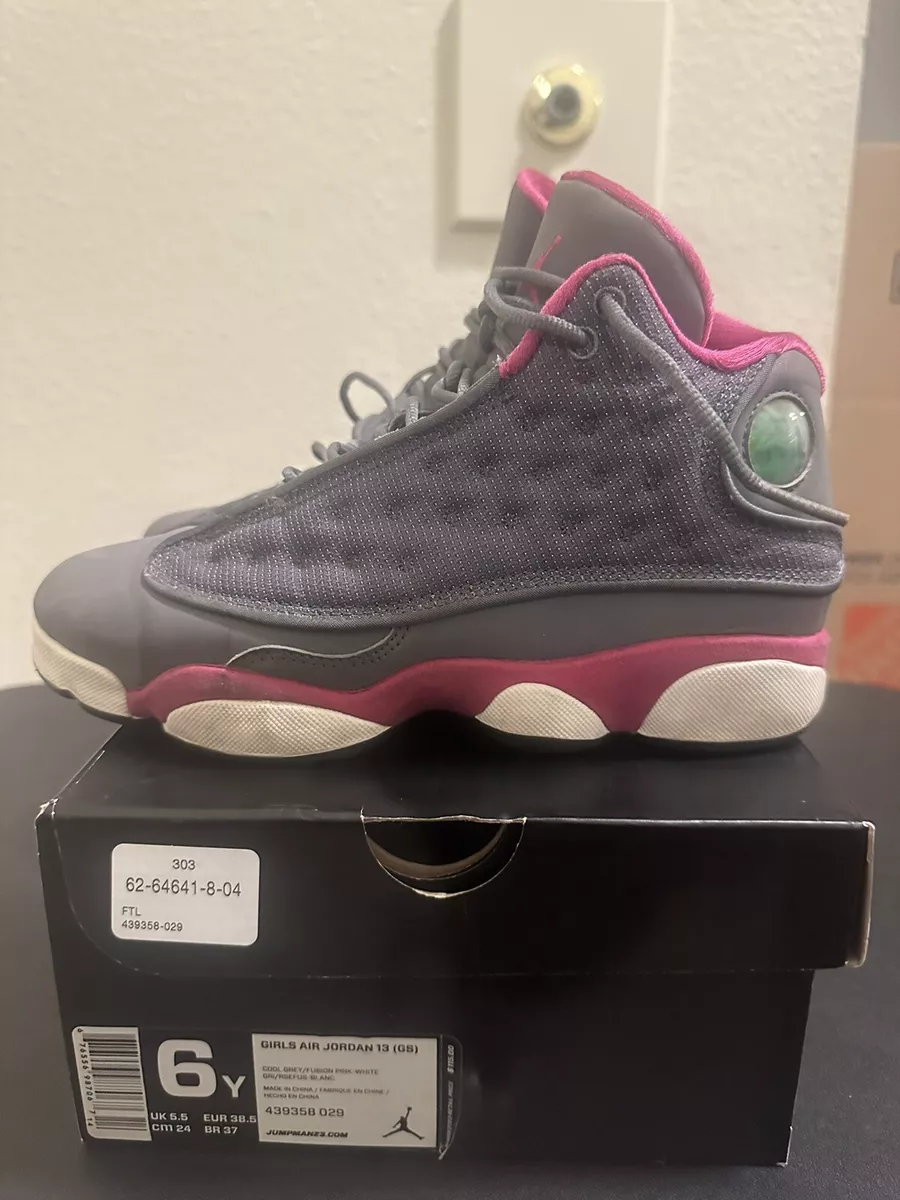 Air Jordan 13 Retro GS 'Grey Fusion Pink