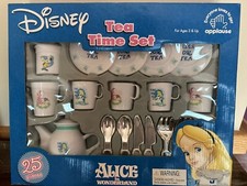 Disney Tea Time Set Alice In Wonderland Applause RARE Vintage Plastic Toy Set