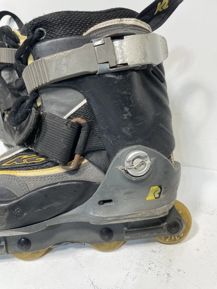 K2 250cc Skates, Aggressive Skates, Fatty Inline 90’s Pro Skates US 8 - Bild 4 von 4