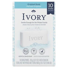 Ivory Bar Soap with Original Scent, 3.17 oz. 10 Count