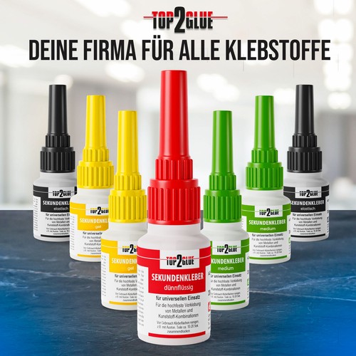 Top2Glue XXL Cyanacrylat Sekunden Kleber 50g dünnflüssig,Superkleber wasserfest - Bild 7 von 8