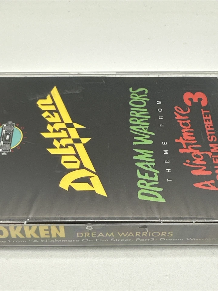 SEALED Dokken Dream Warriors A Nightmare On Elm Street 3 Cassingle 1987 Elektra - Image 4 of 4