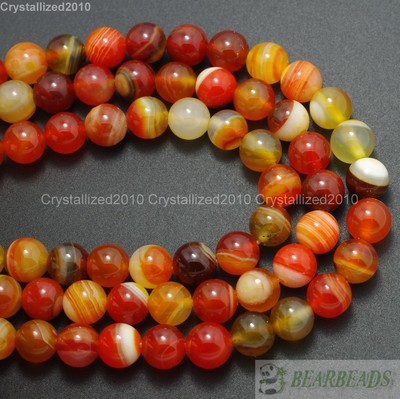 12 Mm Di Agata Di Onice Grigia, Perle Rotonde Sfaccettate In Pietra - Foto 12