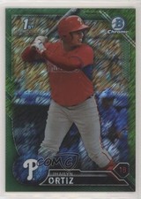 2016 Bowman Chrome Prospects Green Shimmer Refractor 35/99 Jhailyn Ortiz 4l3
