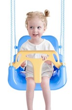 nets Tribe Toddler Swing, 3-in-1 Baby Swing Seat, Anti-Flip Snug Secure