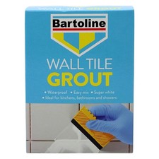 Bartoline Fix Grout Wall Tile Powder Fully Waterproof Cement-Based White 2kg