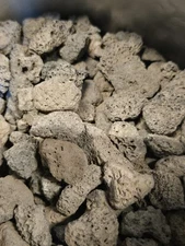 Lava Rocks 5 lbs for Gas Log Sets Fire Pits Fireplaces Grills Barbecue Black