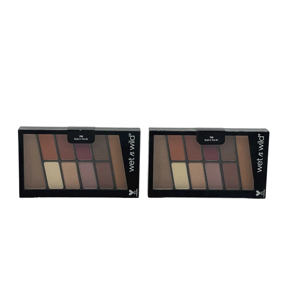 Lot of 2 Wet n Wild Color Icon 10 Pan Eyeshadow Palette - 758 Rose in the Air - Image 4 of 4