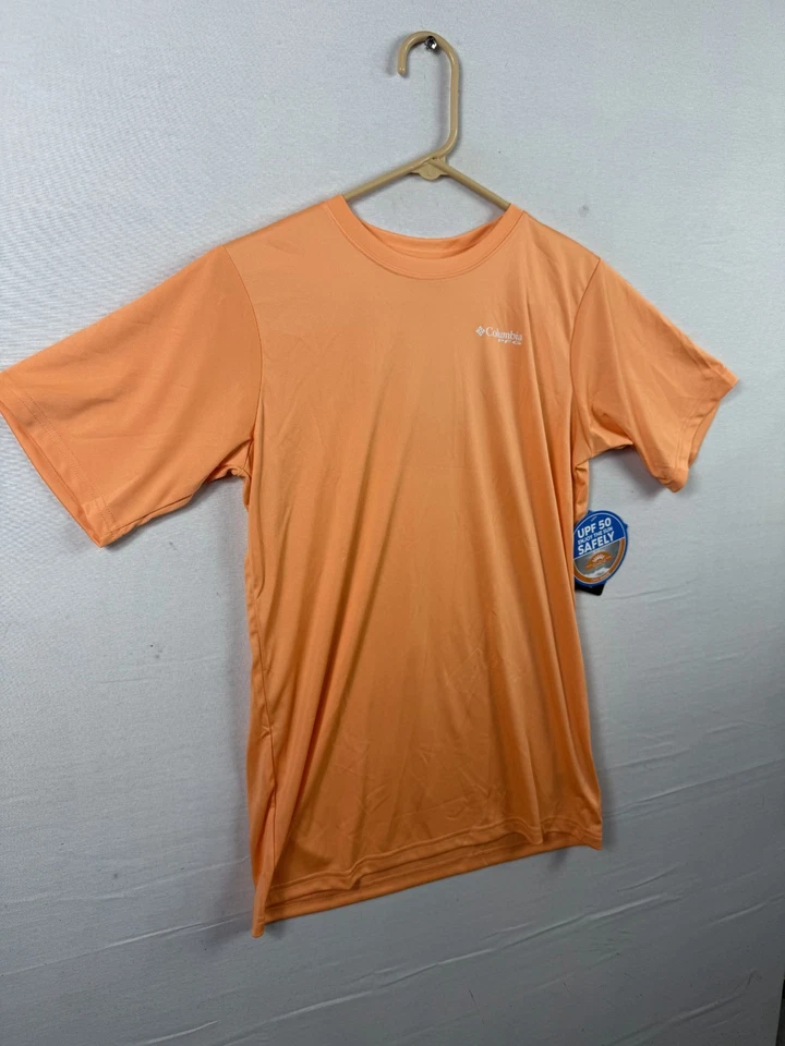 Camiseta Columbia PFG Estampada Niños XL Naranja Omni-Mecha Logo Cuello Redondo Manga Corta Foto 2 de 4