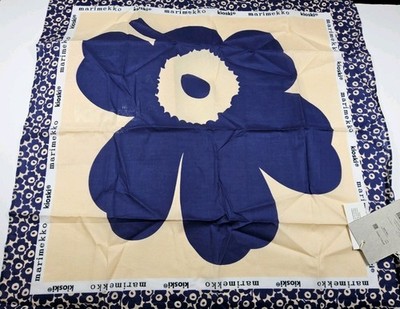 Marimekko Kioski Astrilli Unikko Floral Organic Cotton Scarf
