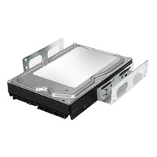 Kingwin SSD Hard Drive Mounting Kit 1 x 3.5 HDD/SSD to 5.25 Metal, Black